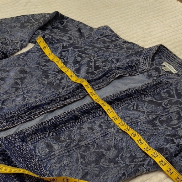Coldwater Creek Blue Textured Blazer - Picture 14 of 16